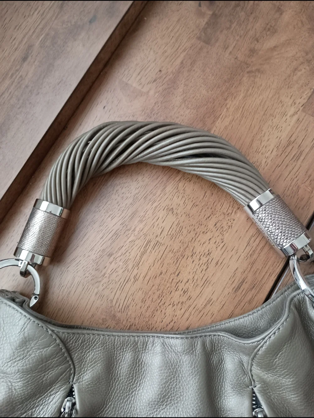 Michael Kors Collection Tonne Taupe Shoulder Hobo Bag